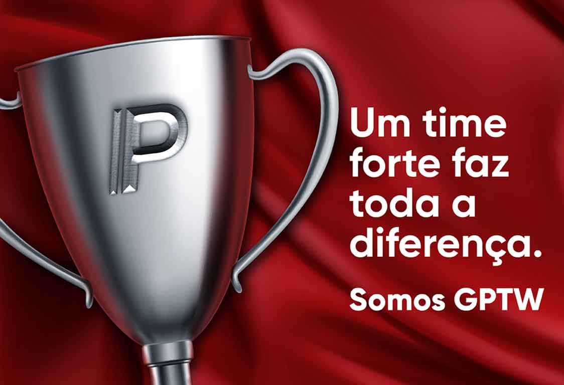 Somos uma das melhores empresas para trabalhar pelo GPTW