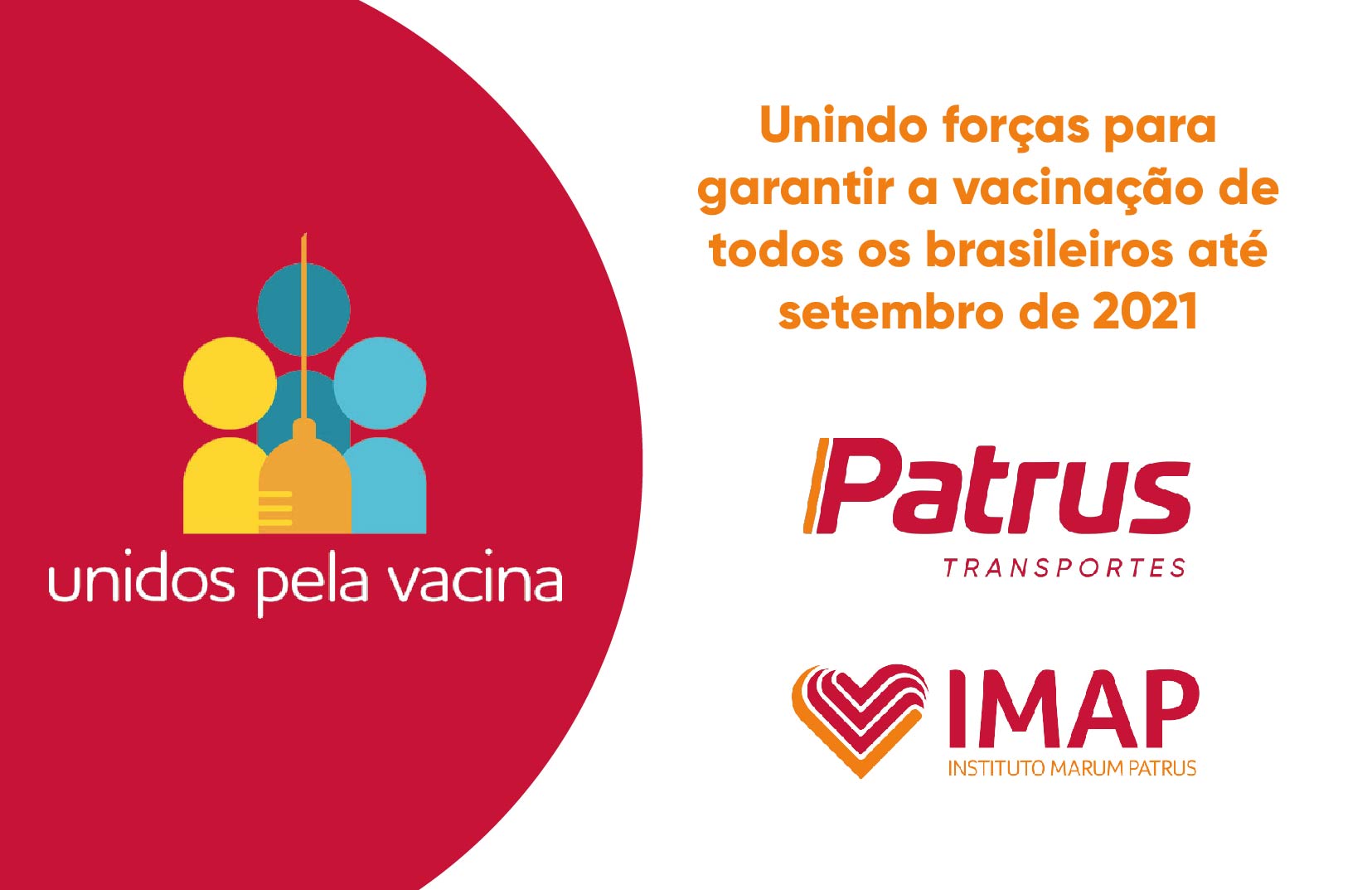 Patrus Transportes e IMAP apoiam o movimento Unidos pela Vacina