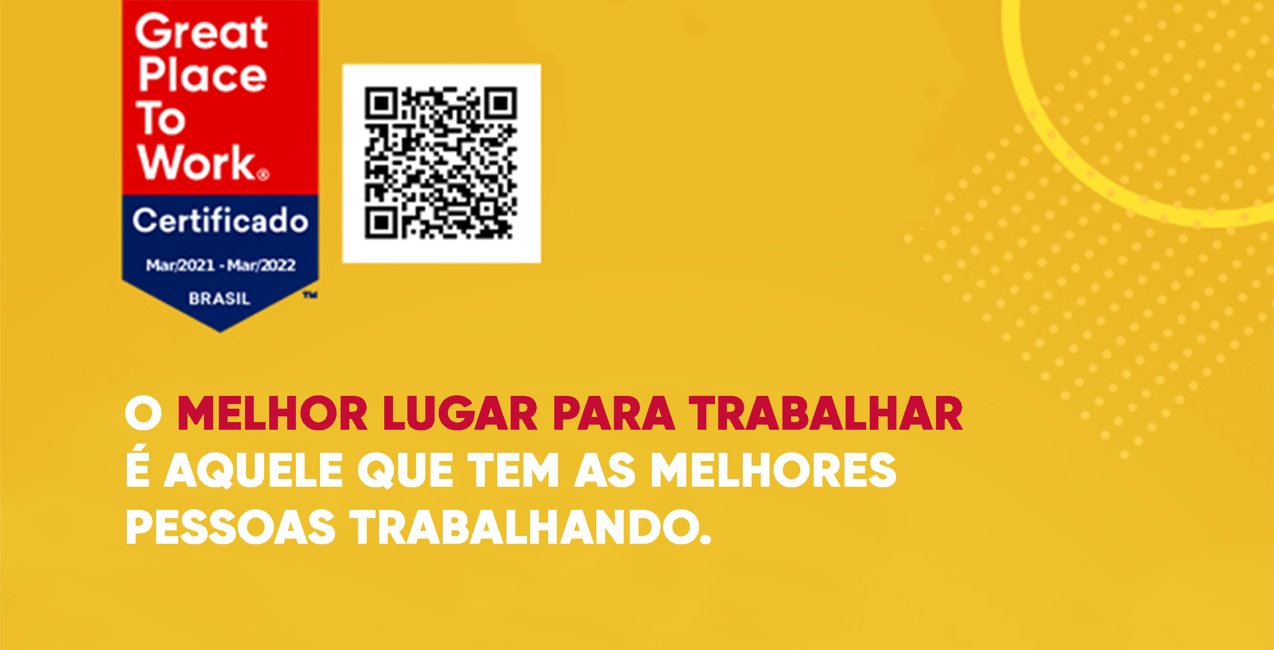 Somos GPTW: uma das 10 melhores empresas para trabalhar em MG