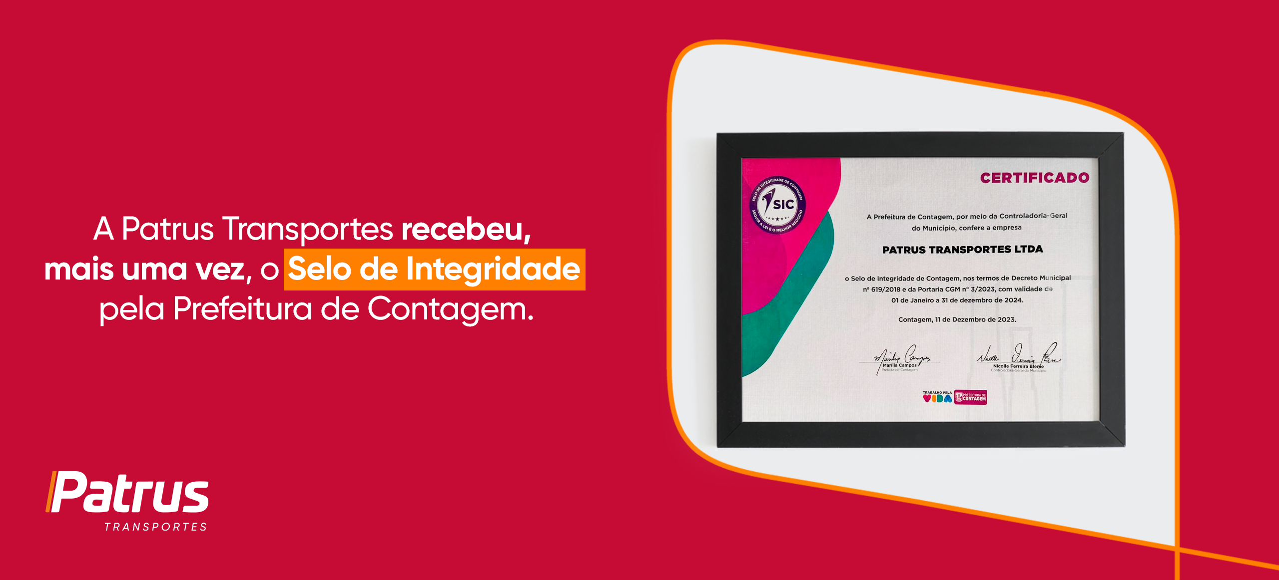 Fomos reconhecidos por nossa atuação ética pela 5º vez consecutiva!