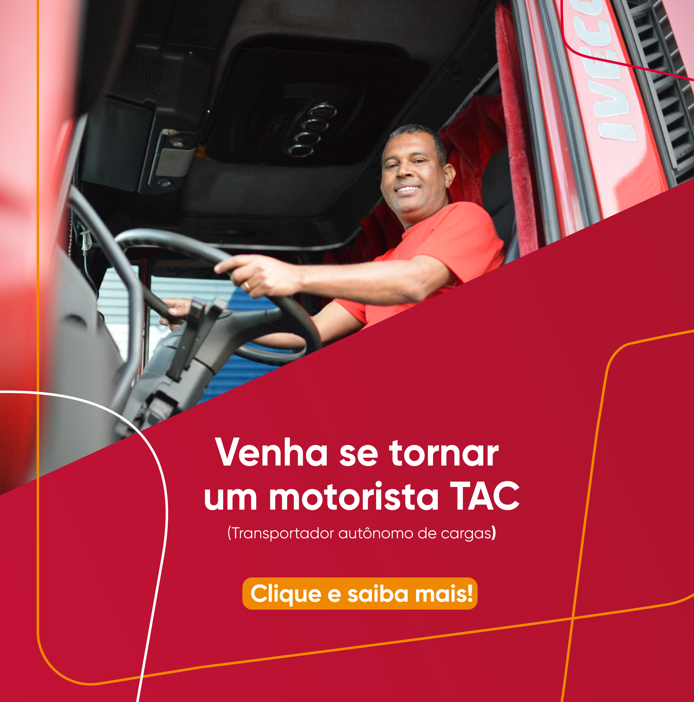Seja um motorista TAC da Patrus